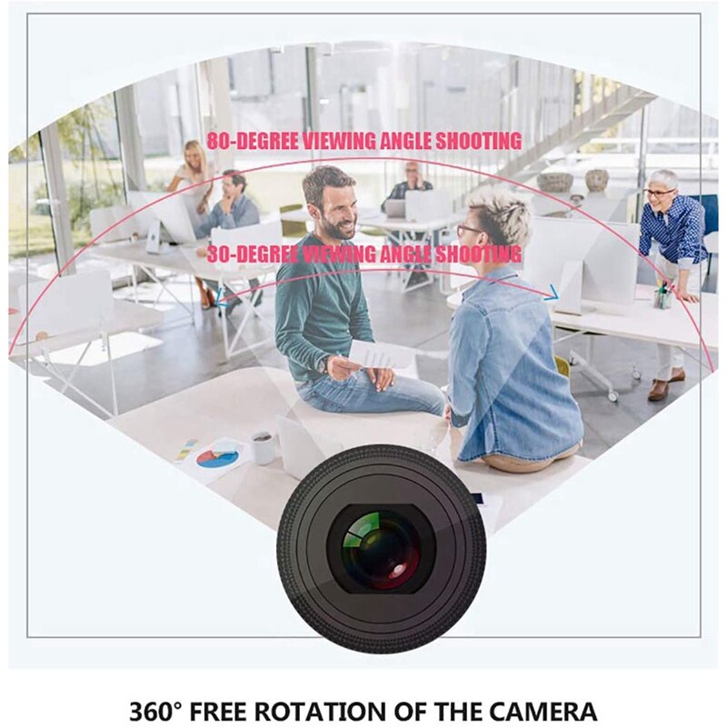360 ° Rotating 4K HD Webcam with Microphone, Conta... – Grandado