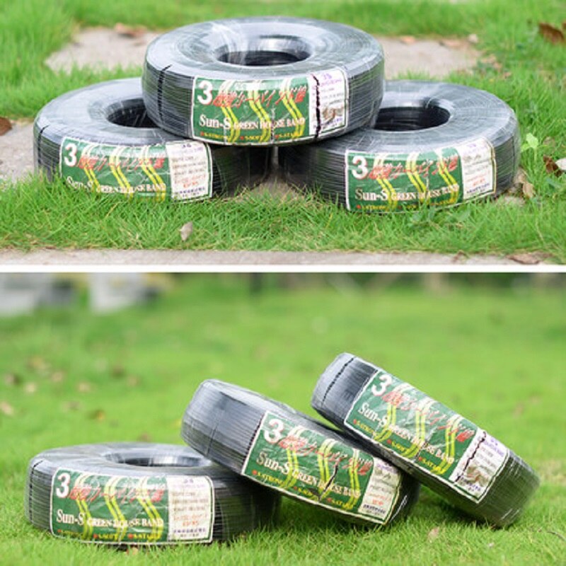 100M GreenHouse Film Pressing Tape Green House Band Fressing Line 10MM Width Nylon Line Hanging Rope Strong Tensile Anti-aging