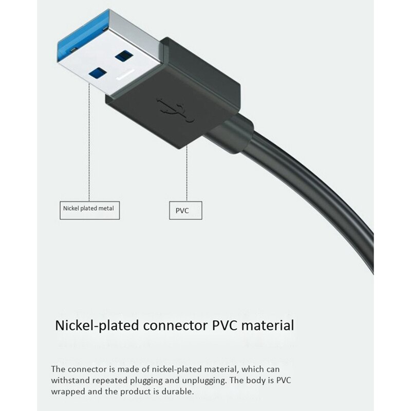 Docking Station, Lightweight and Durable Portable 4-Port Docking Station Suitable for Laptop