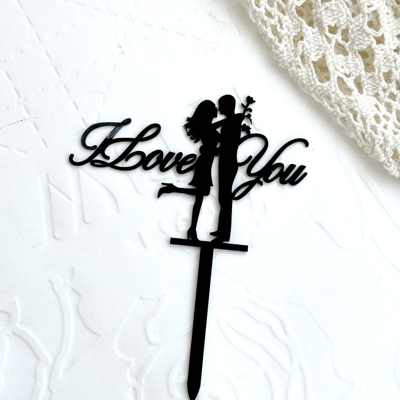 Ins 15 tyyliä herra ja rouva hääjuhlakakun koriste musta akryyli hääkohtaus kakkutarvikkeet hääjuhlakakun koristeluun: Fluoresenssi keltainen