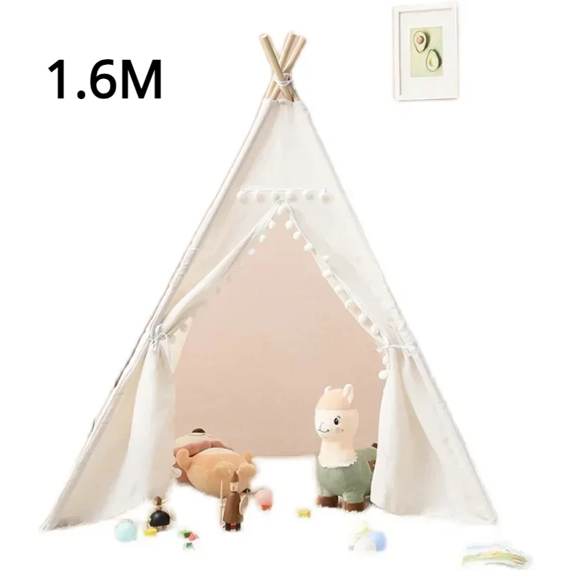 Tienda de campaña de 1,6 metros para chico, casa de juegos Wigwam para niños, tiendas Tipi portátiles para niños, tienda tipi Infantil para chico, sala de juegos para niñas