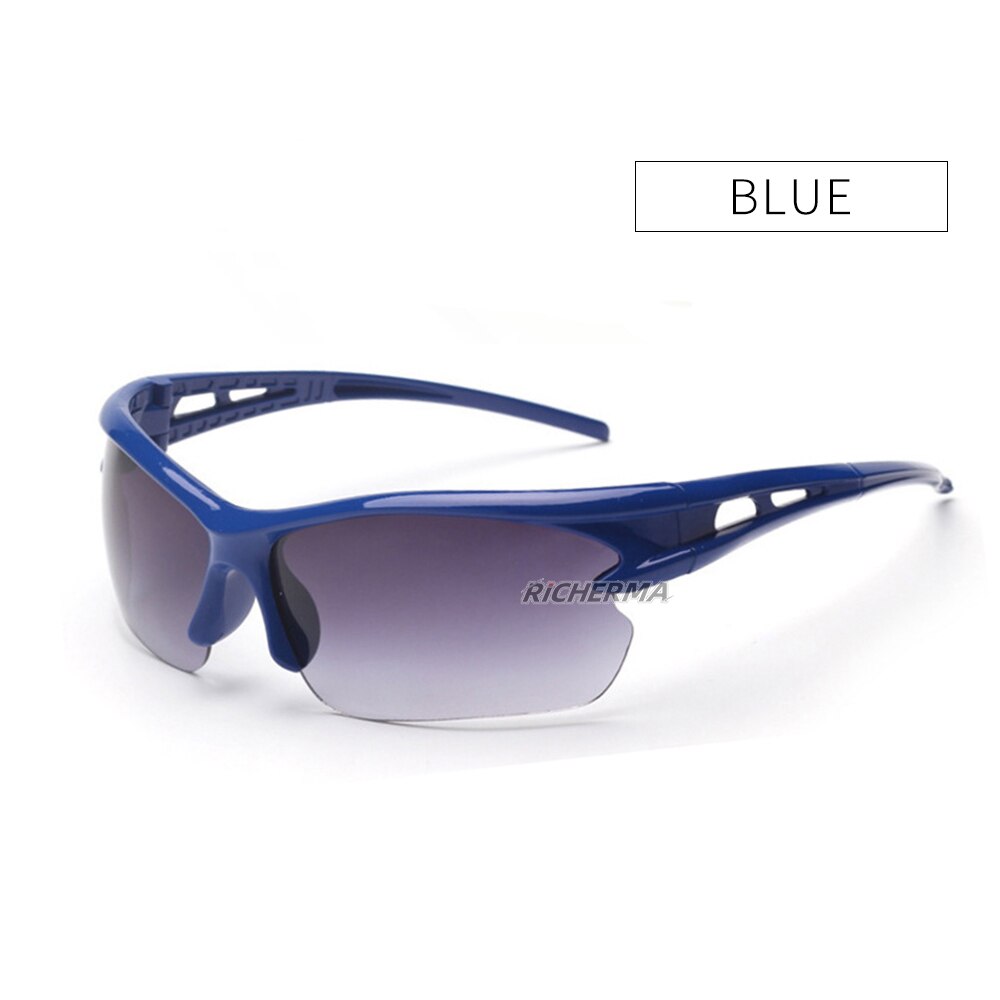 Gafas de moto con protección ocular para mujer, lentes amarillas de visión nocturna, a prueba de viento, de seguridad,: Blue