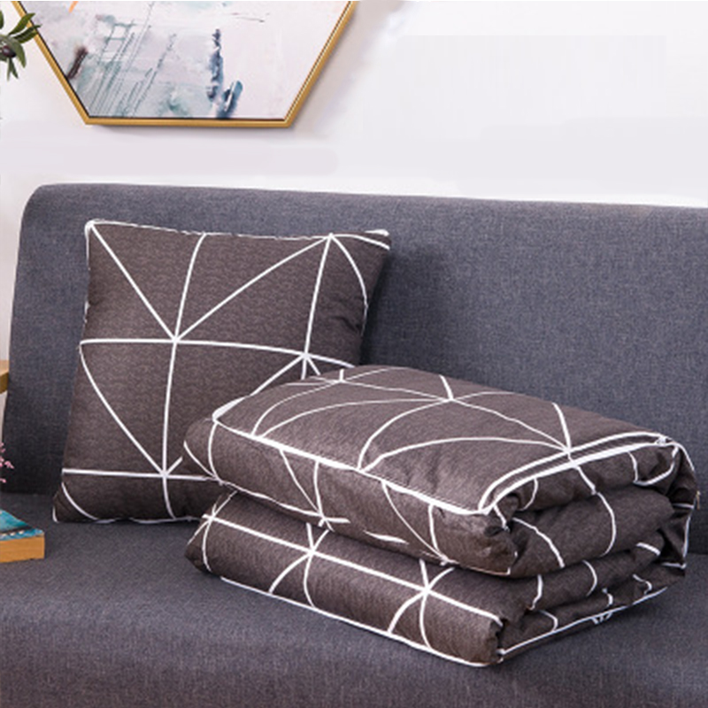 2 In 1 Lente/Herfst Kussen Quilt Zachte Opvouwbare Draagbare Deken Kussen Thuis Decoratie Reizen Kussen Sofa Office Terug kussen: 7