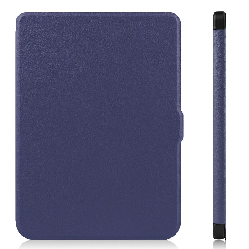 2020 nowe Ultra cienkie inteligentne etui do Kobo Nia PU skórzane etui eBooks pokrowiec ochronny do etui Kobo Nia Funda Capa: dark blue
