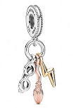 Kat Accessoires populaire hanger plated rose bladgoud flash diamant diy accessoires dame verjaardag verrassingscadeau: Goud