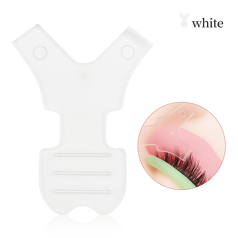 10 pz Nuovo Riutilizzabile Estensione Delle Ciglia Pennello per Il Trucco A Forma di Y frusta sollevamento Microbrush Ciglia Bigodino Applicatore Pettine Strumento di Bellezza: Grigio