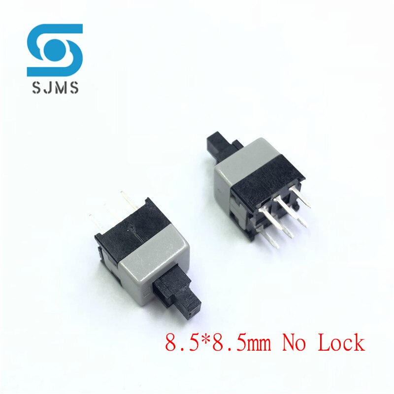 Interruptor de botón táctil autoblocante, 5,8x5,8 MM, 7x7MM, 8x8MM, 8,5x8,5 MM, microinterruptor de reinicio, tapa táctil A04, 10 unidades