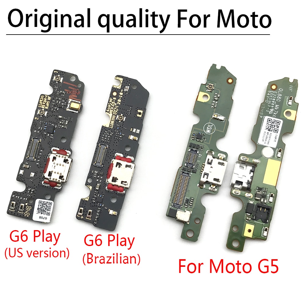 Nueva placa del cargador PCB Flex para Moto G5 G6 G8 jugar G7 de G8 más G8 poder Lite una fusión Hyper USB puerto de carga Flex