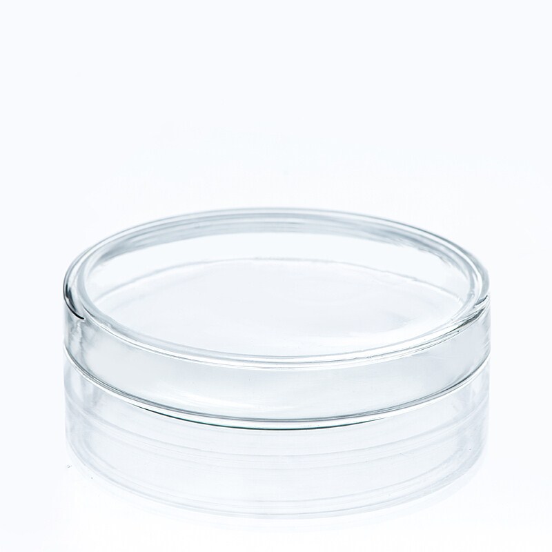2mm vægtykkelse 90mm borosilikatglas petriskål til kemi laboratoriebakteriel gær 1 parti /5 stk.