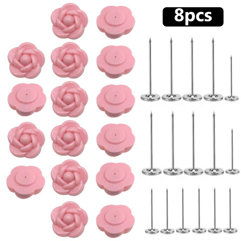 4/8 Stuks Panda Quilt Stand Antislip Nordic Clips Voor Laken Deken Clip Wasknijpers Covers sluiting Clip Houder: 8pcs pink rose