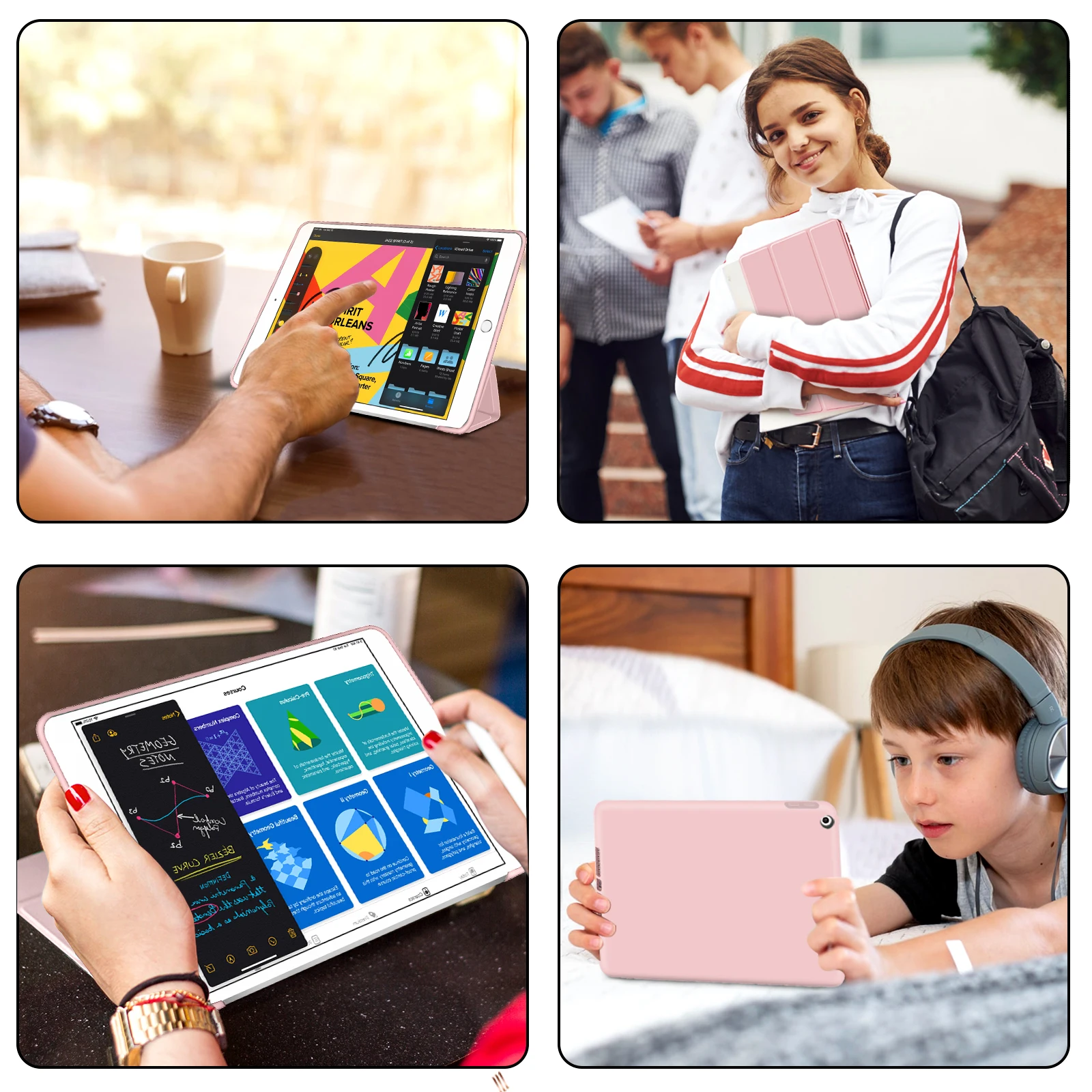 For iPad Case 9th Generation 10.2 inch Model A2602 A2603 A2604 A2605 for iPad 7/8/9th Gen Cases Cover accessories