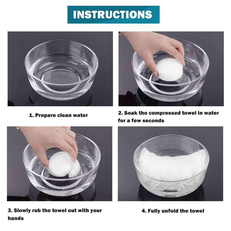 Portable Cotton Compressed Towel Expandable Mini Face Care Healthy Magic Towel For Outdoor Moistened Tissues Travel Accessory