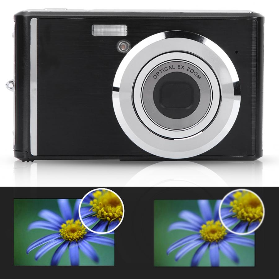 Caméra HD kamera 2.4 pouces écran Mini HD appareil photo numérique 8X Zoom optique 720P vidéo 20MP Image camaras