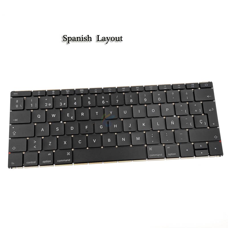 A1534 Russisch/Duits/Spanje/Frankrijk/Korea/Italië/Uk/Us Keyboard Voor Macbook 12 Inch Laptop A1534 Toetsenbord Jaar