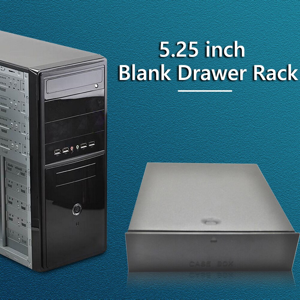 Desktop computer 5.25 inch Bay Case Shelf Organizer Blank Drawer For Storage Devices Memory Cards USB Flash Hard Drive BOX525
