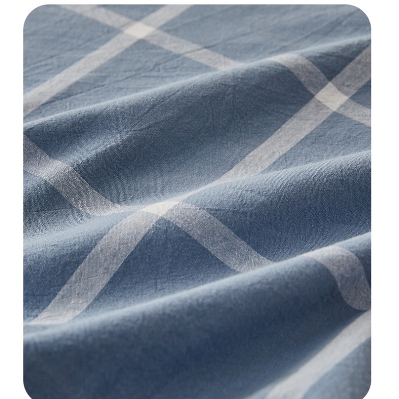 Volledig gesloten dubbelzijdige matrasbeschermhoes met ritssluiting, gemaakt van katoen en gewassen katoen voor studentenslaapzalen