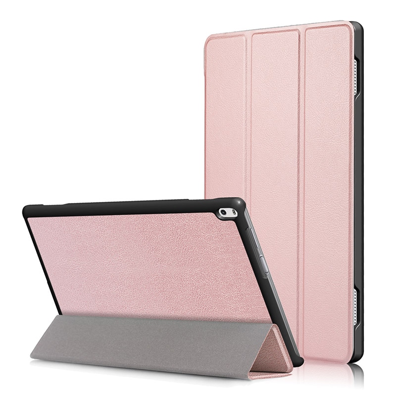 Voor lenovo tab 4 10 plus tb -x704f/x704n/x704l tablethoes voor lenovo tab 4 10 plus smart flip leren standaardhoes + stylus