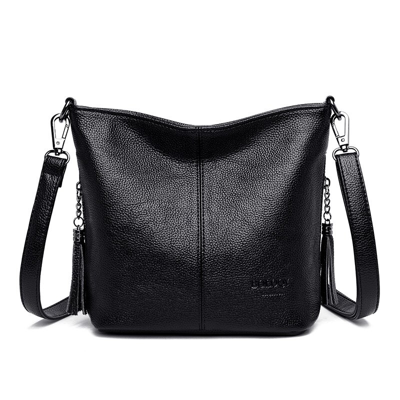 Ladies Hand Crossbody Bags For Women Luxury Handbags Women Bags Small Leather Shoulder Bag Bolsas Feminina Sac: Black