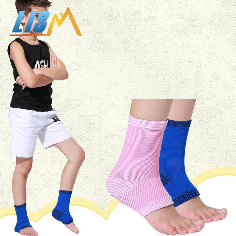 Lism Kinderen Kids Ankle Compressie Brace Ondersteuning Voor Fietsen Hardlopen Fitness Jongens Meisjes Spelen Sport Veiligheid Guard Protector