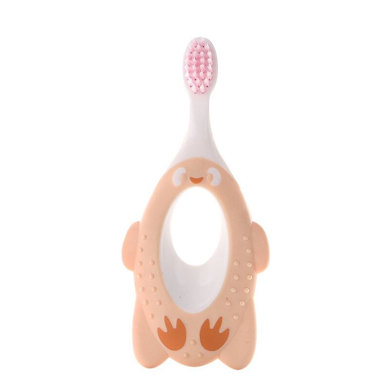 Baby Tandenborstel kids Training Tandenborstels Cartoon vorm kinderen Dental Oral Care Brush Tool Non slip Tandenborstel Willekeurige Kleur