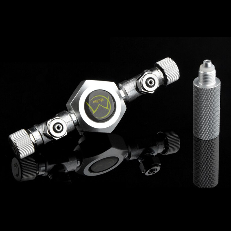 Vanne de régulation de séparateur de Co2 à monter soi-même, distributeur à voies multiples 2/3/4/5/6 voies, régulation indépendante, plante en alliage d&#39;aluminium: 2 way