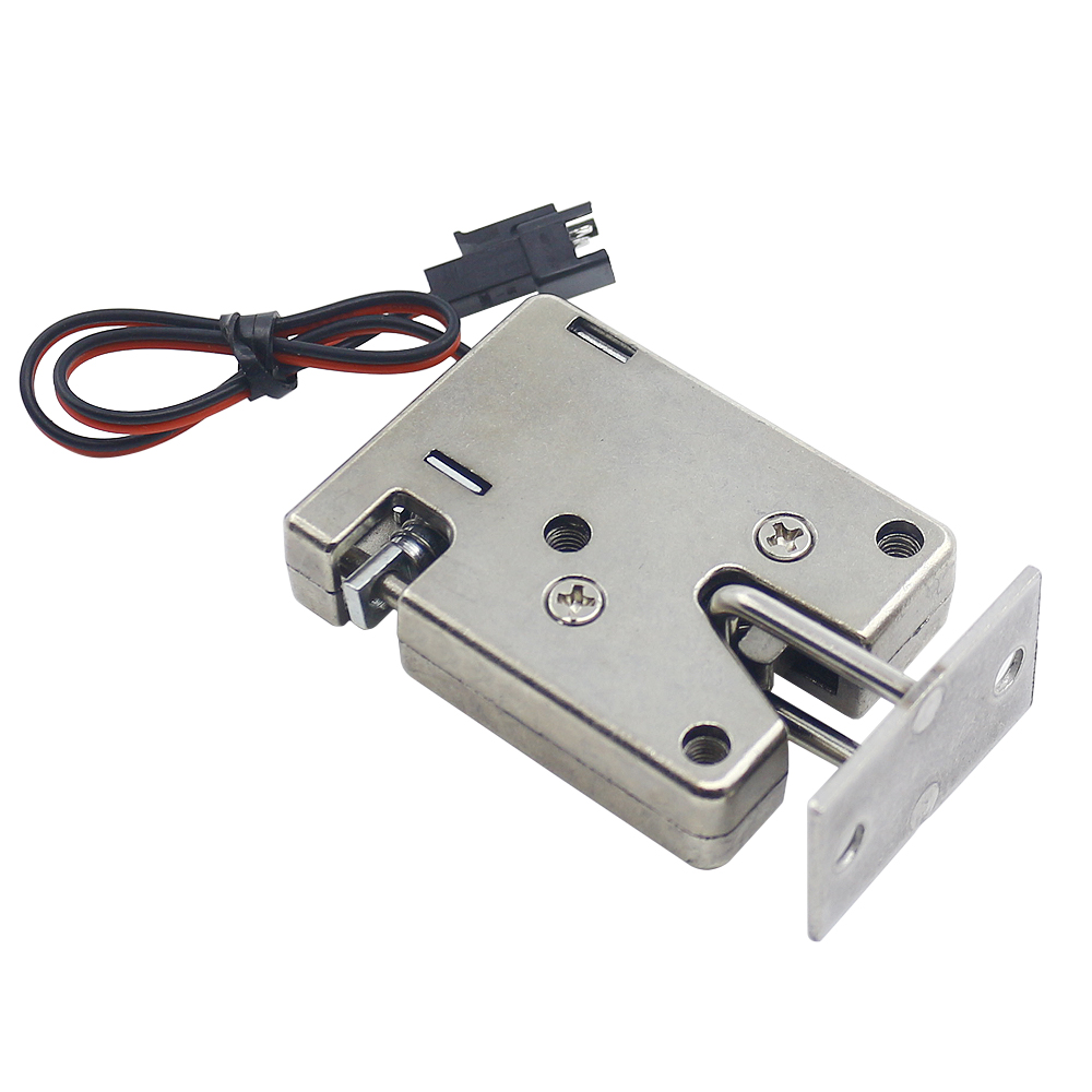 DC12V small cabinet door electromagnetic lock self-elastic electric control box lock mail self-lifting cabinet electric lock