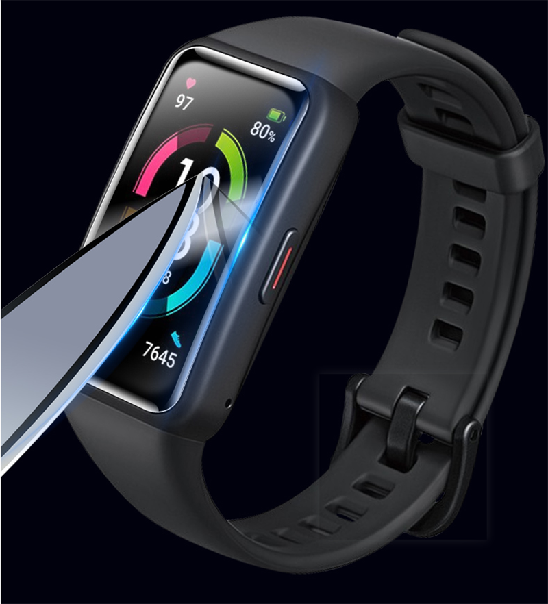 2 Stuks Ultradunne Transparante Hydrogel Clear Beschermfolie Voor Honor Horloge 6 Sport Smartwatch Guard Film Cover Voor Huawei Horloge 6