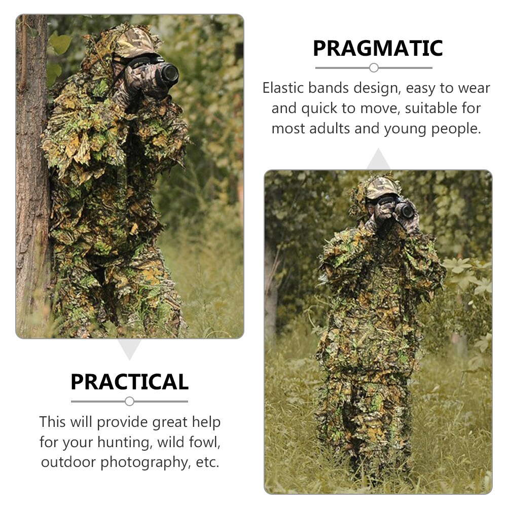 1 Set Lightweight Forest Clothes Camouflage Suit for Outdoor Shooting