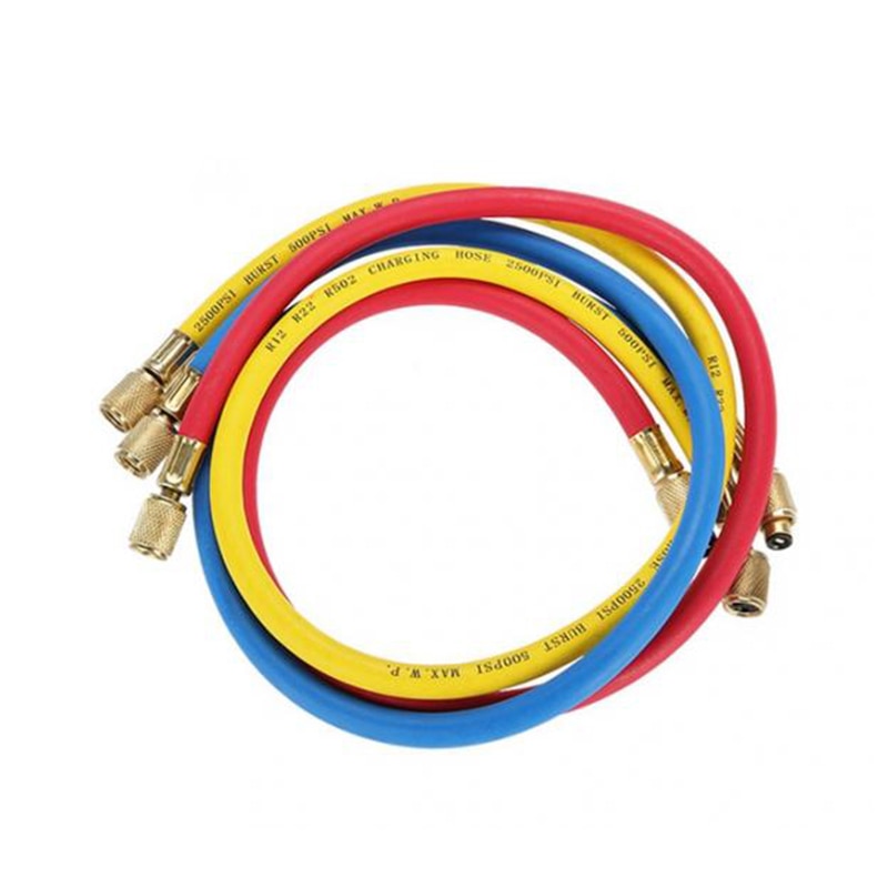 Medidor de presión para aire acondicionado contador doble para coche inversor fijo para el hogar medición de presión de llenado de refrigerante