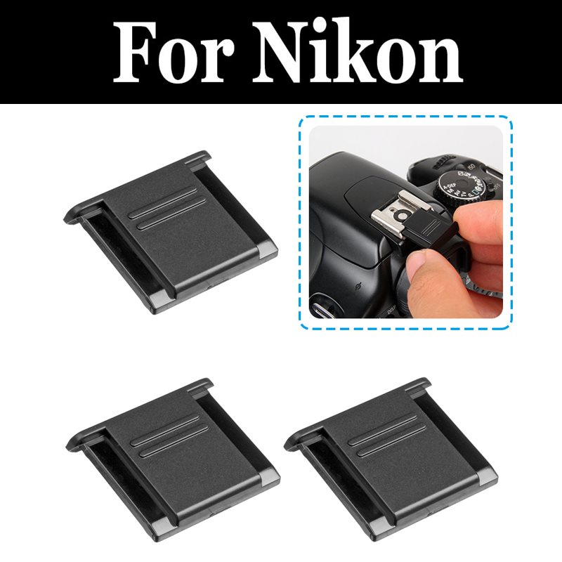 Nuevos accesorios para cámara nikon D3100 D3200 D3300 D3400 D3500 D4 D4S D5 D500 4 Uds. De zapata para Flash, funda de protección para cámara DSLR SLR
