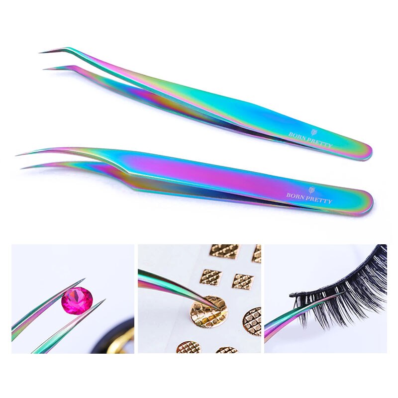 GEBOREN PRETTY Rvs Tweezer Wimpers Wenkbrauwen Hair Remover Tools Eye Brow Trimmer Enten Wimpers Tool