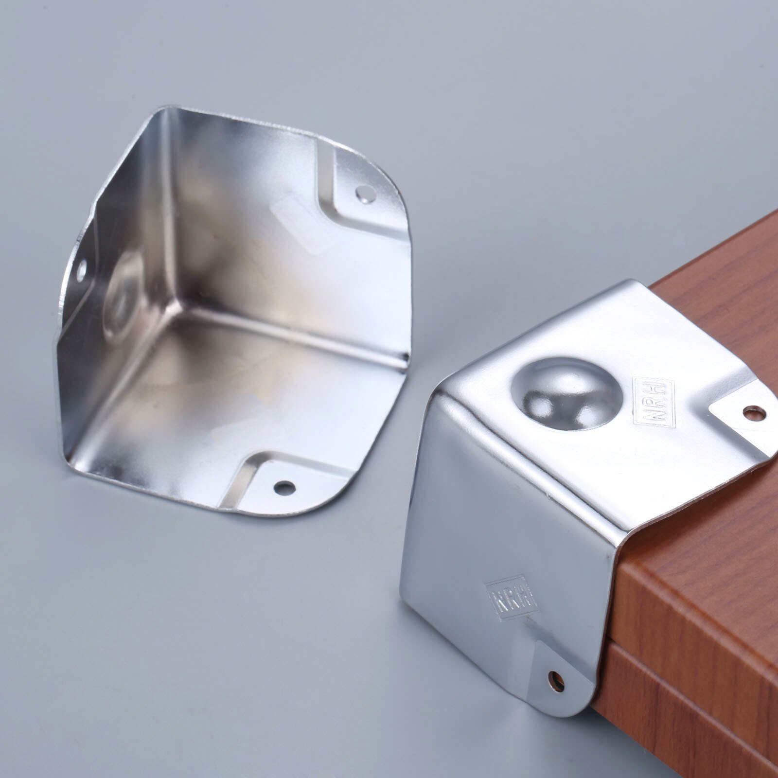 4Pc Aviation Corner Brackets Cabinet Desk Toolbox Support Bracket Aluminum Box Flight Case Pressure Three-Sided Corner Protector