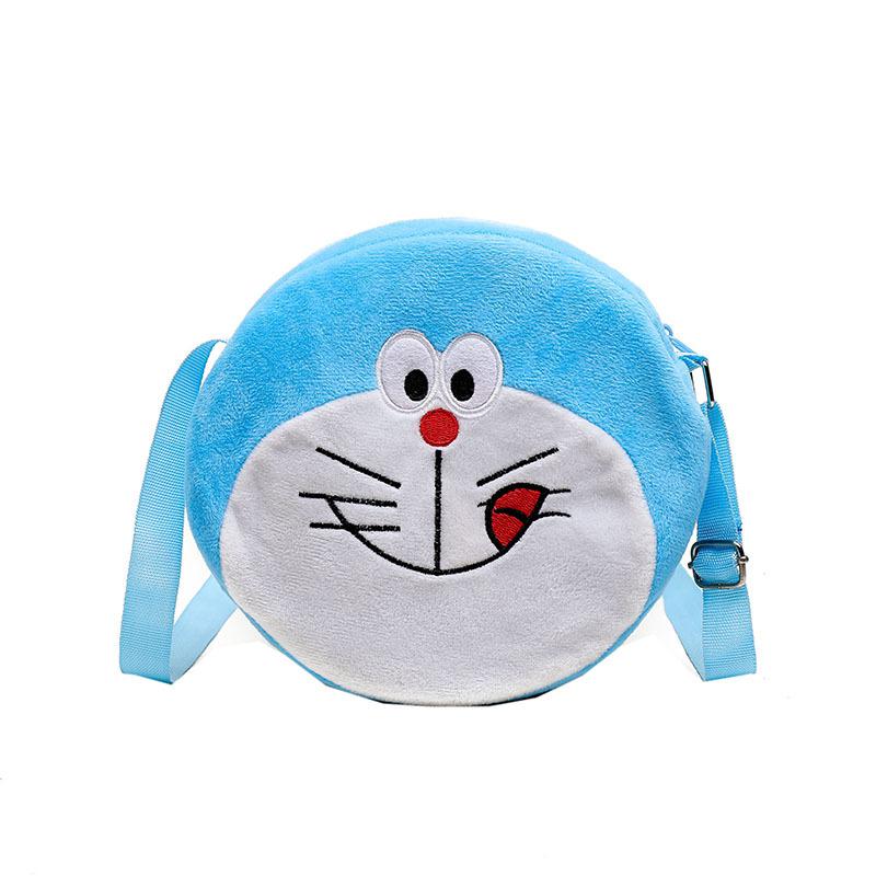 Brand Kids Wallet Cartoon Cute Baby Girls Plush One-shoulder Oblique Handbag: p11