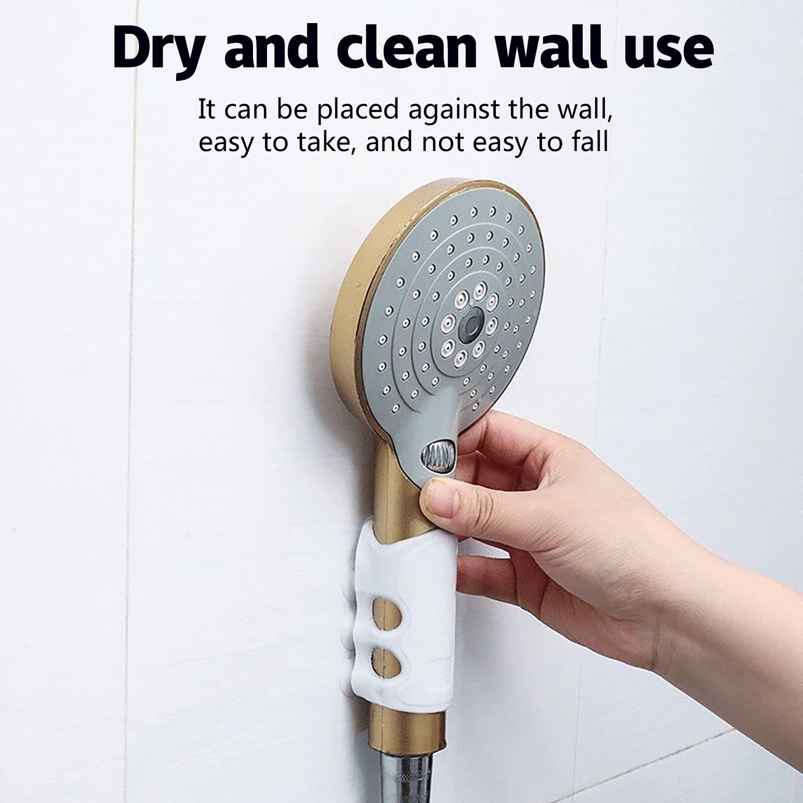 Douchekop Siliconen Gratis Perforatie Gratis Stickers Douche Houder Base Douche Montagebeugels