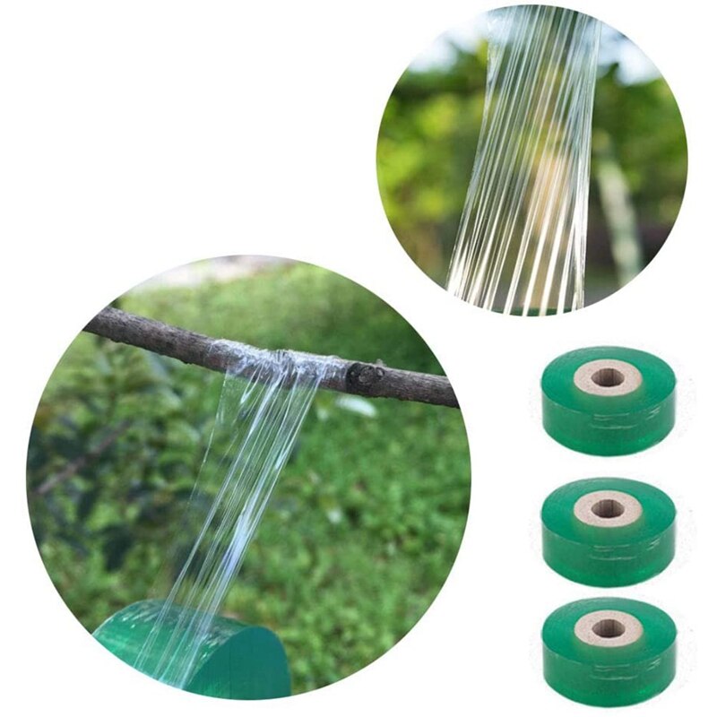 5Pcs Enten Tape Clear Bloemisterij Enten Film Zelfklevende Plant Reparatie Tape Voor Boom Zaailing 2Cm X 100M