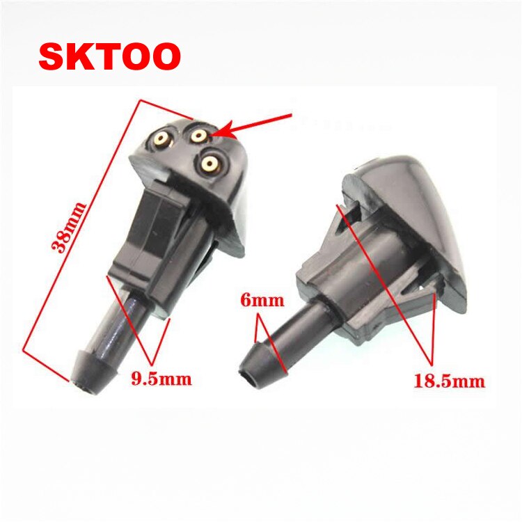 Sktoo 2 kpl hyundai sonata elantra tucson accent nokka lasinpyyhin pyyhin vesisuihkusuutin