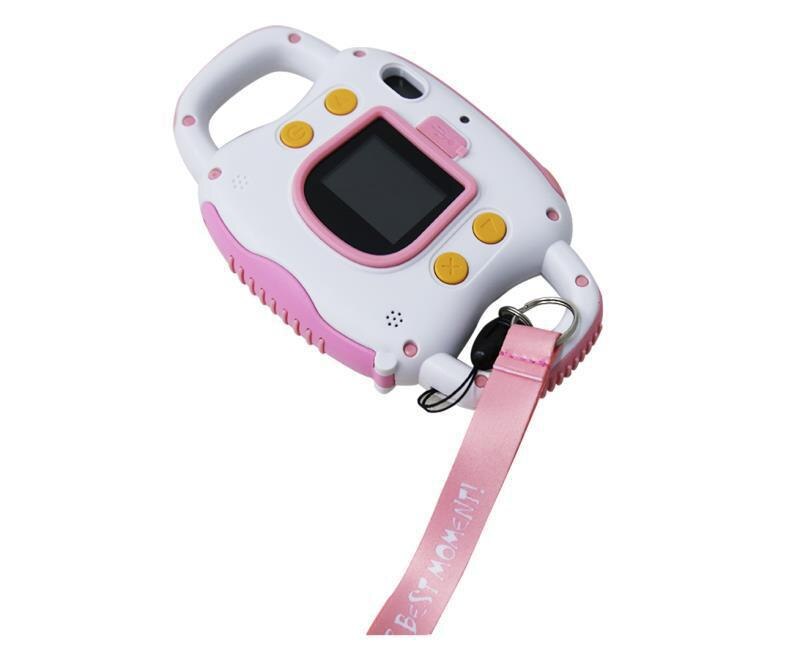 BEESCLOVER freundlicher Kamera 1,54 LCD Bildschirm HD Video Spielzeug 5MP freundlicher Karikatur Niedlich draussen Fotografie freundlicher Kamera r57: Rosa