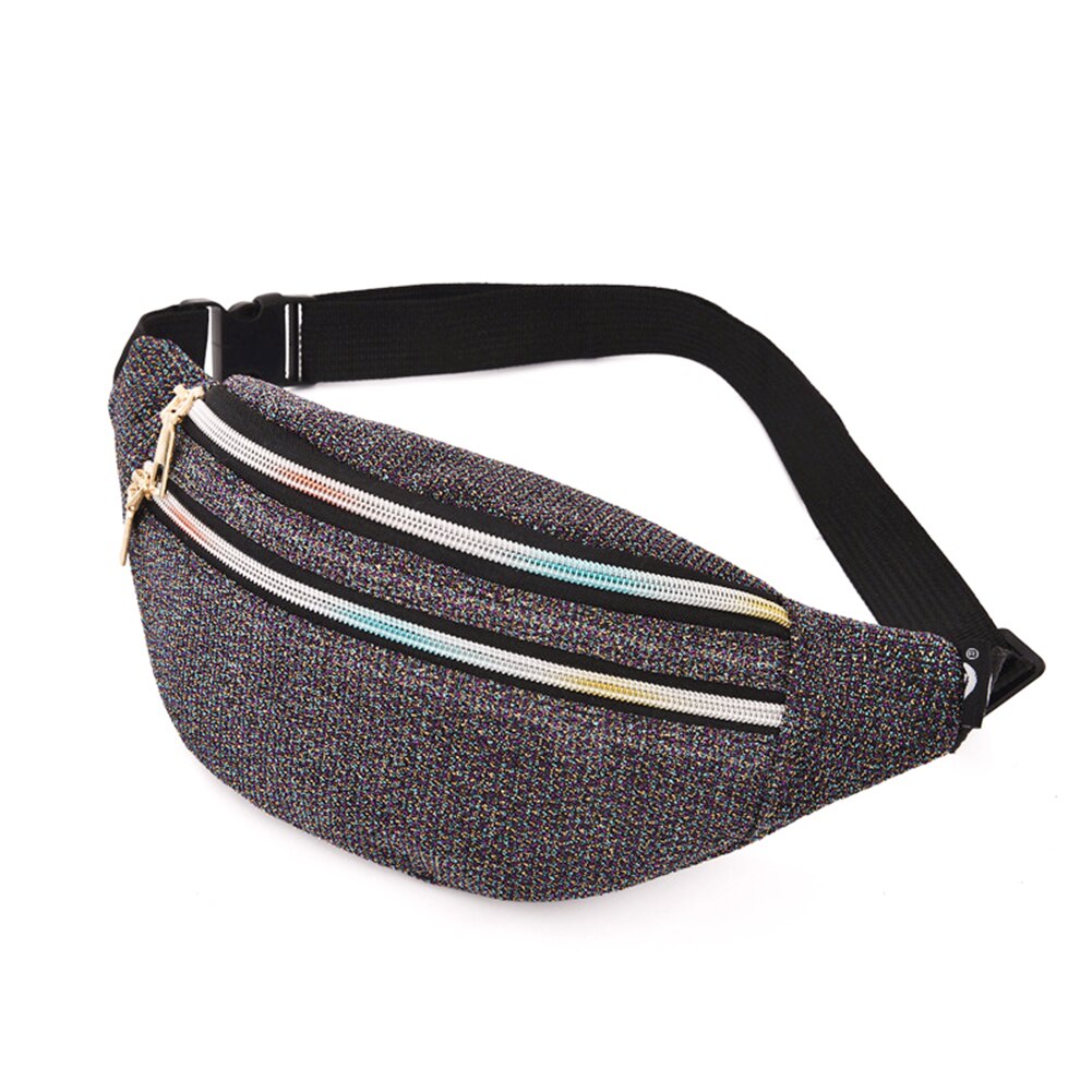 Waist Bag Female Belt Brand Waterproof Chest Handbag Unisex Fanny Pack Ladies Waist Pack Belly Bags Purse: Multi Color
