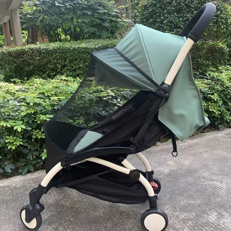 Accessoires de poussette pour bébé, moustiquaire pour Yoyo Yoyo2 avec poche pour les pieds, matériau 1:1, Protection contre les insectes volants, couverture en maille d'été