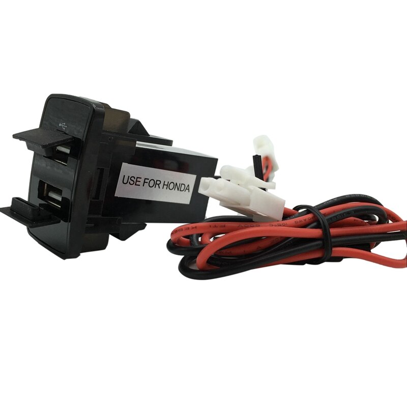 Snel opladen van auto's,  mp3 spelers , 2.1 a dubbele usb-aansluiting voor smartphone, ipad en iphone, snellader voor honda