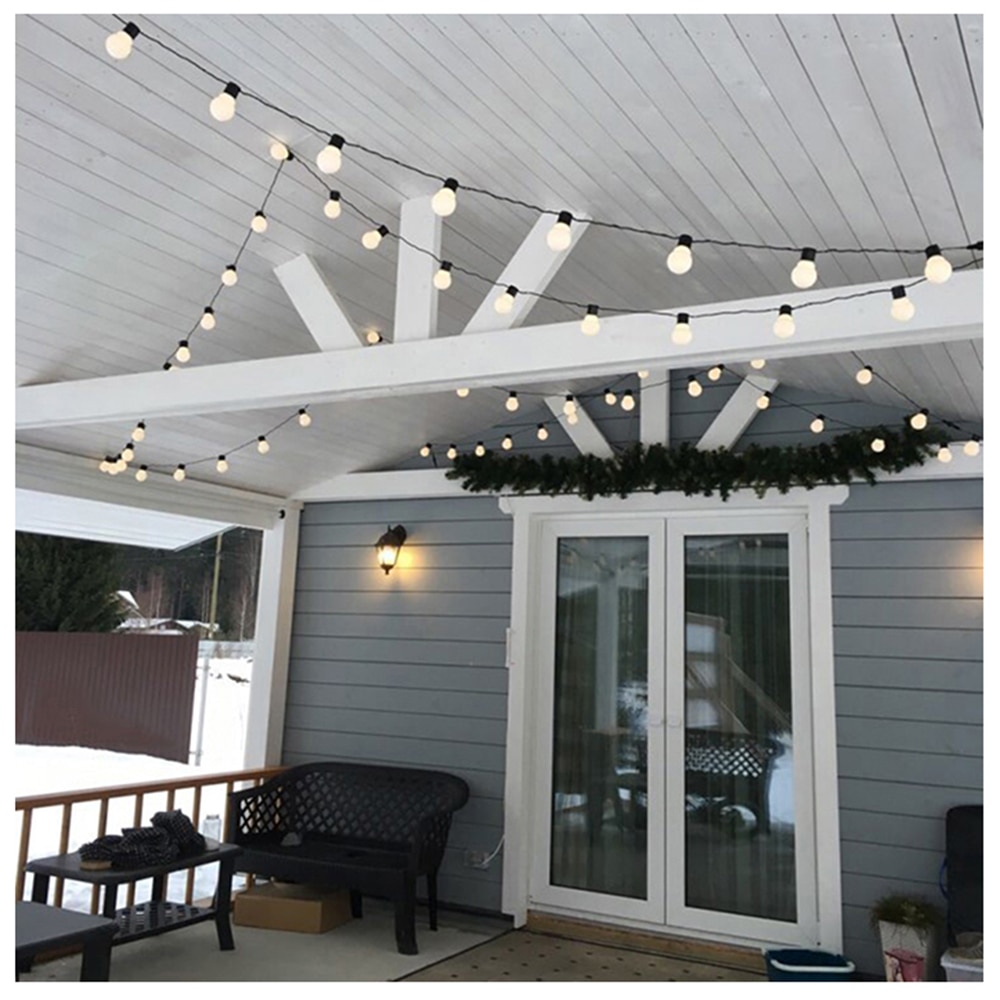 6M 20 Led Globe Lamp String Light Fairy Licht Outdoor Led String G50 Lampen Tuin Patio Garland Wedding Party decoratieve Lamp