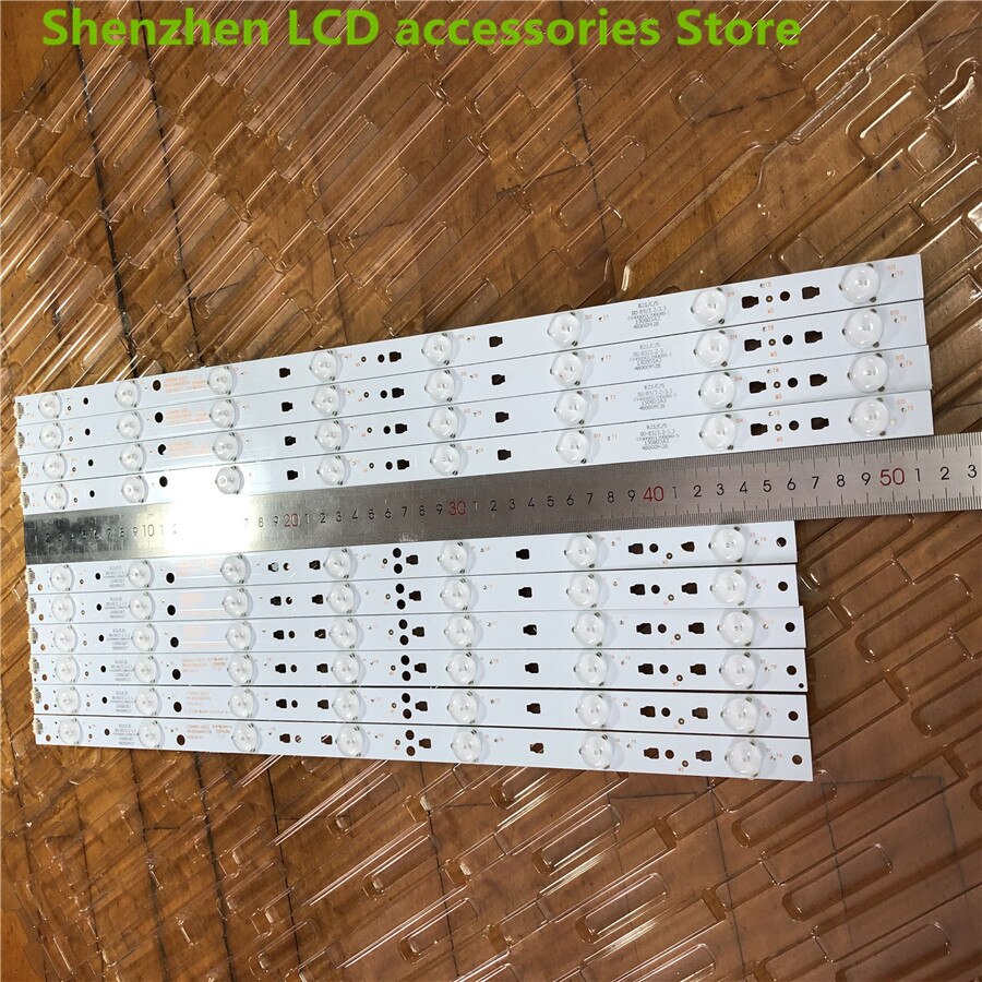 10Pieces/lot FOR Lenovo 48A21Y LCD backlight strip 30348008201 30348007201 LED48D7-ZC14-01 (A)