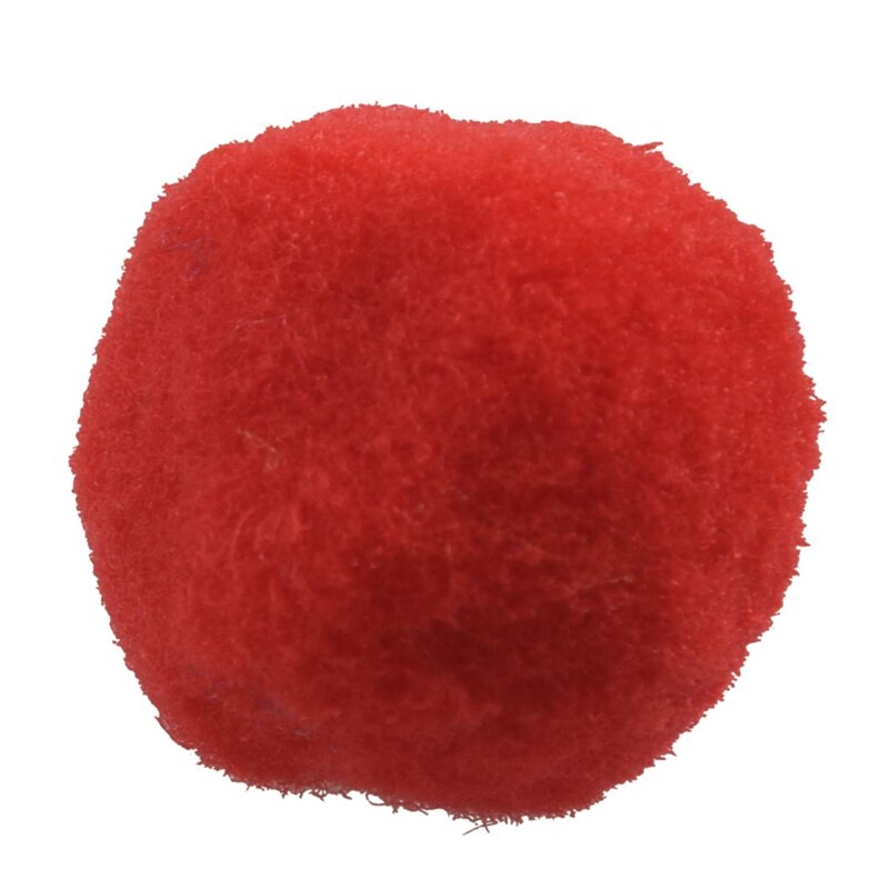 200 Pcs Gemengde Kleur Zachte Pluizige Pompons Voor Kinderen Ambachten, 100 Pcs 25 Mm & 100 Pcs 20 Mm