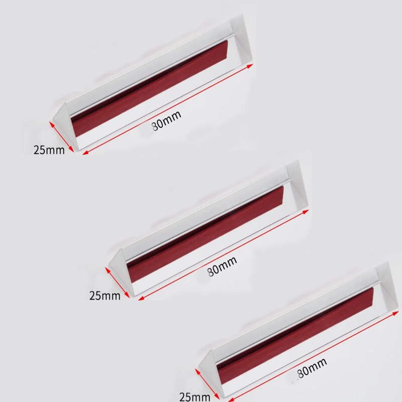 3PCS Prism Crystal Triangle Color K9 Optical Glass Right Angle Reflecting Prisme For Teaching Light Spectrum