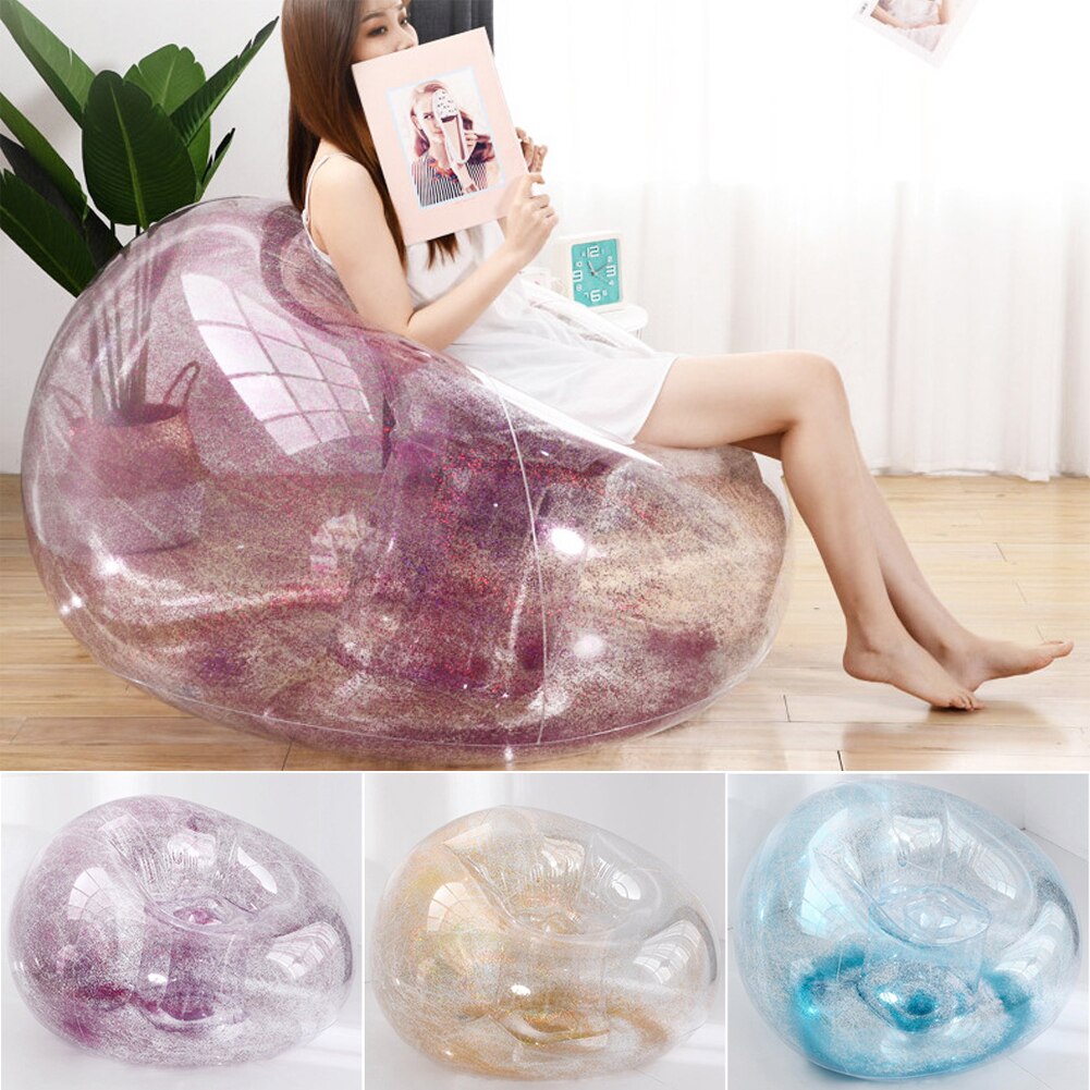 Inflatable Sofa deflates quickly Lightweight Air Folding Rapid Inflatable Sofa for living room, bedroom, study