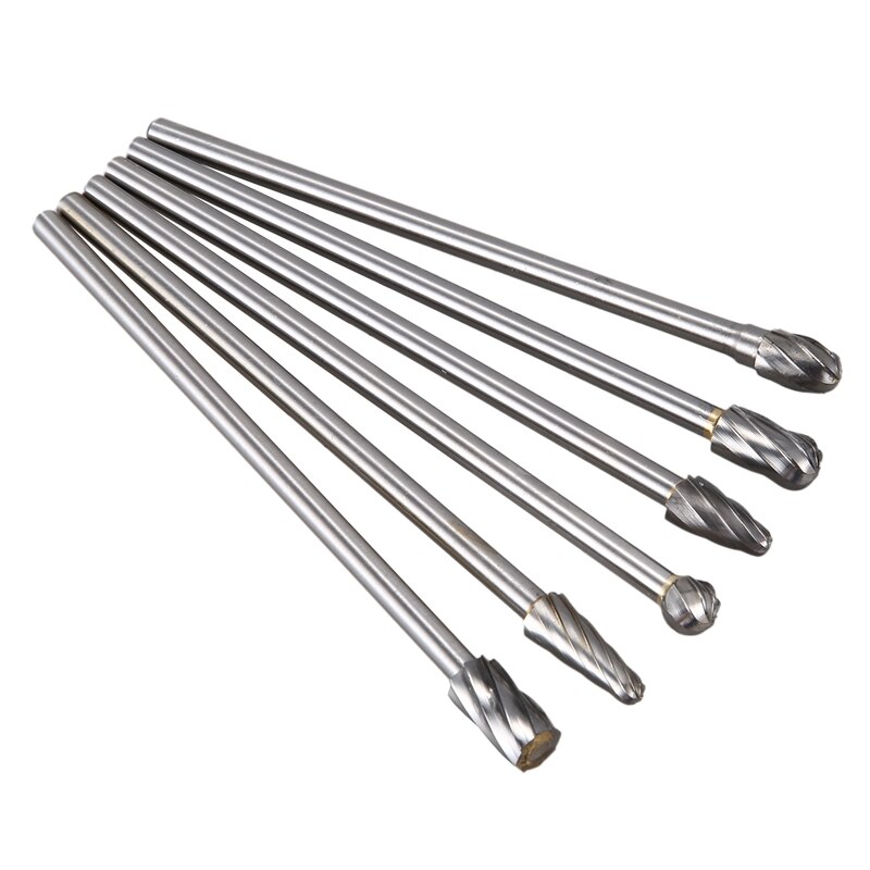 6 stuks/set  of 6 x 10mm braambit cnc graveerrotatiefrees verlengde vijl