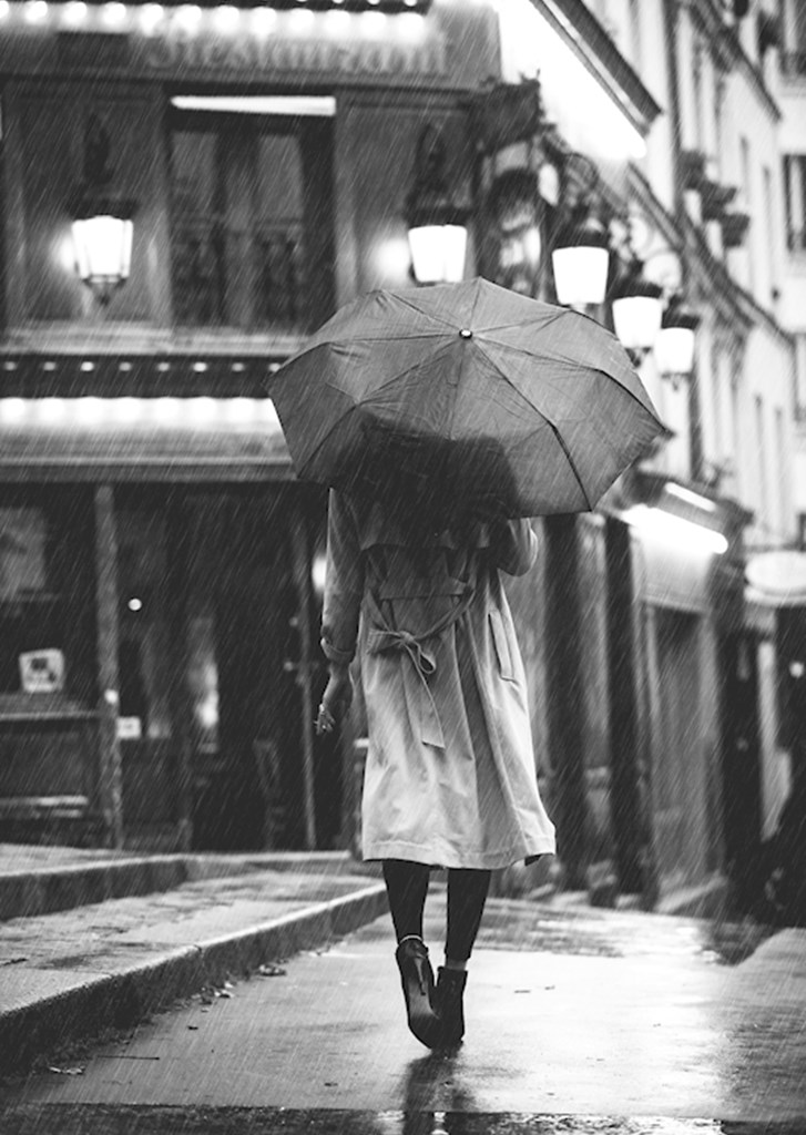 Fotos de fotografía en blanco y negro, imagen impresa en lienzo, globos negros, para mujer, Tour Eiffel, cartel de coche Vintage, decoración del hogar: Gris claro / 8x12