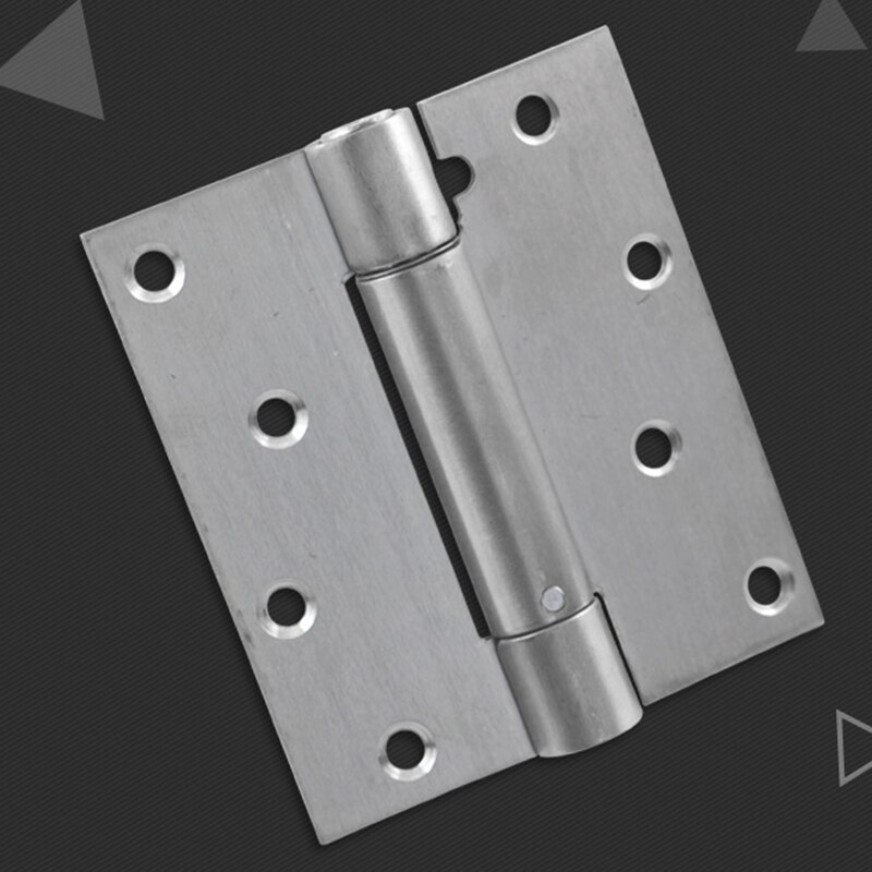 Zelfsluitende Deur Scharnier, 2 Pack 4 Inch Zware Vierkante Rvs Mortise Voorjaar Automatische Dichter Scharnier Hardware
