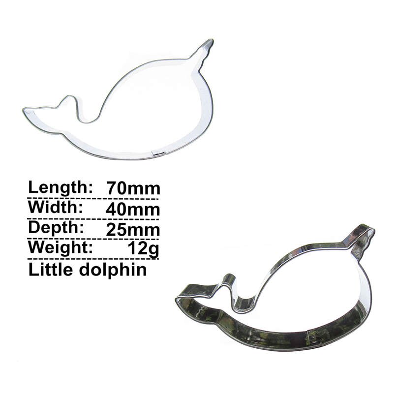 Sheep shark Bat fish turtle violin shell woman Cookie Cutter Biscuit Press Stamp Embosser Sugar Pasty Cake DIY Baking Mould: H612