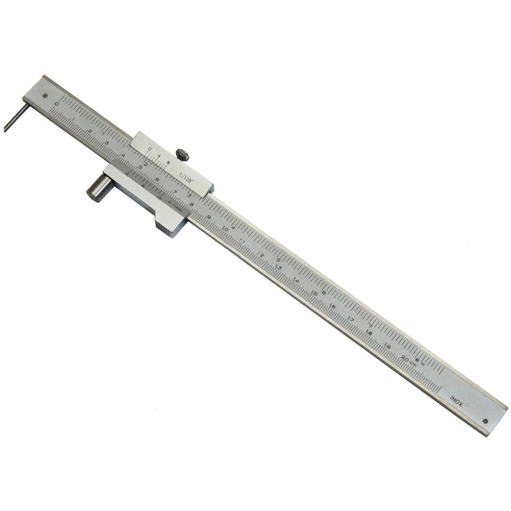 200mm Measure Scale Ruler 0.05mm Accurate Parallel Line Digital Vernier Caliper Carbon steel+Stainless Steel for Iron Wood